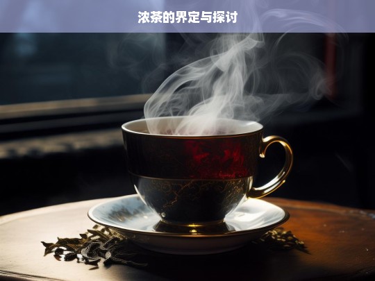 浓茶的界定与探讨